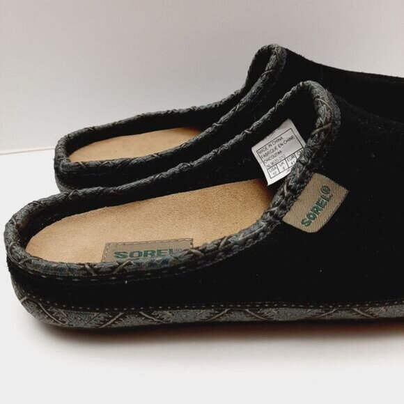 Sorel Black Women's Slippers - Picture 4 of 12